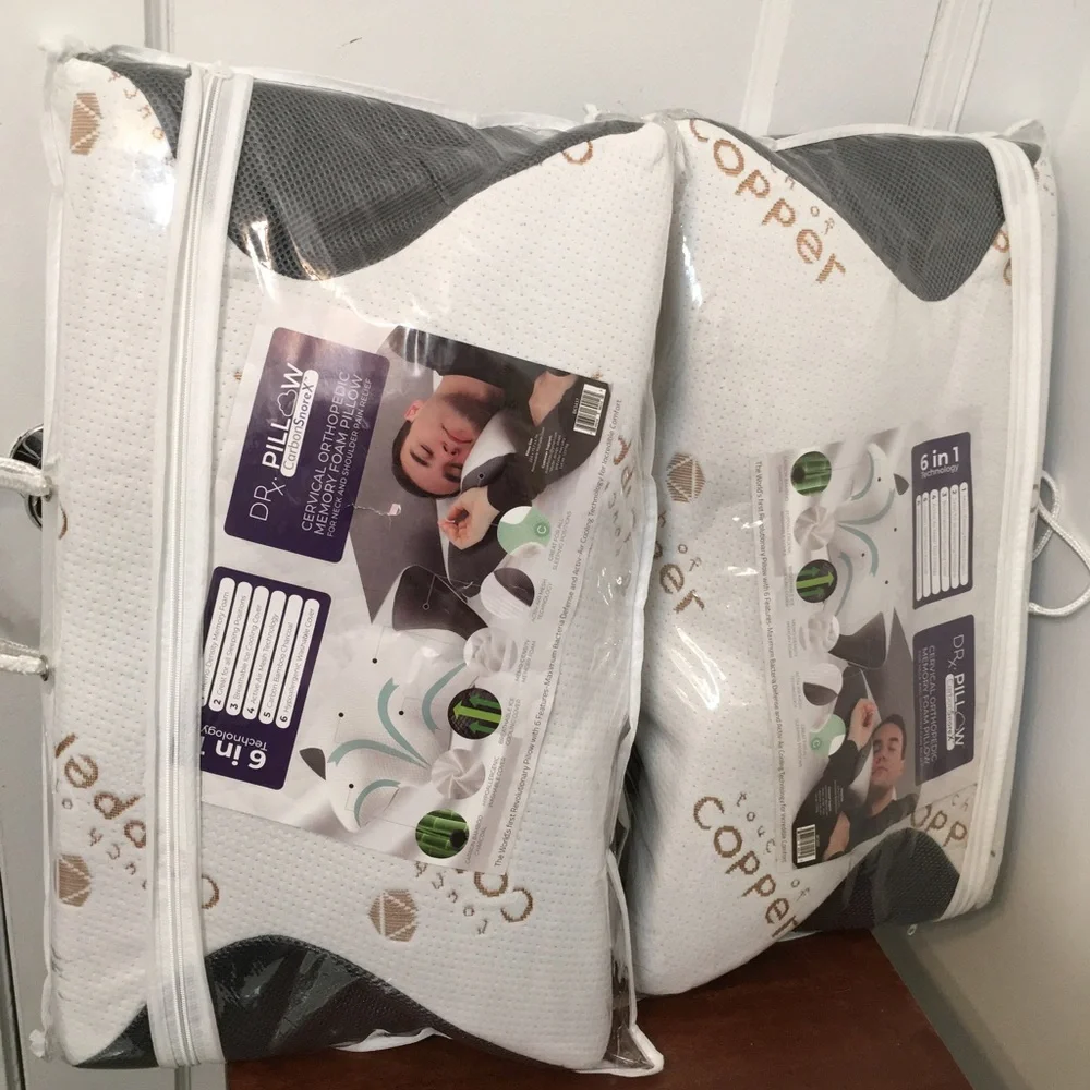 Dr. Pillow Carbon SnoreX Pillow. Cervical Orthopaedic memory foam pillow - Picture 6 of 12